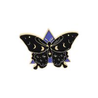 European And American New Alloy Dripping Butterfly Series Brooches Butterfly Clothes Bag Badge Accessories sku image 1
