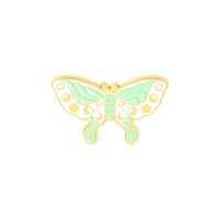 European And American New Alloy Dripping Butterfly Series Brooches Butterfly Clothes Bag Badge Accessories sku image 4