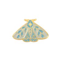 European And American New Alloy Dripping Butterfly Series Brooches Butterfly Clothes Bag Badge Accessories sku image 8