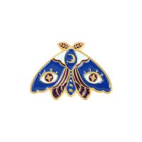 European And American New Alloy Dripping Butterfly Series Brooches Butterfly Clothes Bag Badge Accessories sku image 9
