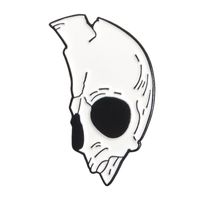 European And American Trend Cartoon Halloween Skull Series Alloy Oil Drip Brooch Men's And Women's Clothing Bag Denim Badge sku image 9