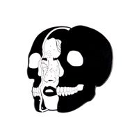 European And American Trend Cartoon Halloween Skull Series Alloy Oil Drip Brooch Men's And Women's Clothing Bag Denim Badge sku image 5