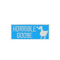 New Creative Cartoon Cute Big White Goose Shape Paint Alloy Brooch Clothes Bag Cowboy Badge sku image 4