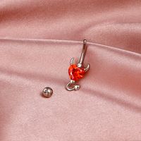 Fashion Heart Copper Plating Belly Ring main image 4
