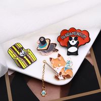 New Oil Drop Brooch European And American Creative Animal Brooch Clothing Accessories Wholesale main image 5