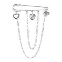 Creative Waist Love Chain Brooch Trend Long Collar Pin Jewelry main image 6
