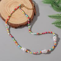 Bohemian Long Handmade Beaded Pearl Necklace European And American Ins Personal Influencer Trendy Woven Pendant Jewelry main image 5