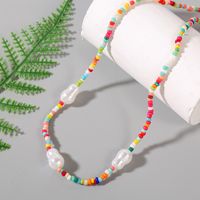 Bohemian Long Handmade Beaded Pearl Necklace European And American Ins Personal Influencer Trendy Woven Pendant Jewelry main image 1
