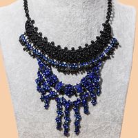 Grenz Überschreiten Der Heißer Verkauf Einfache Und Vielseitige Mode Saphir Luxus Retro Legierung Halskette Weibliche Accessoires main image 1