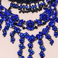 Grenz Überschreiten Der Heißer Verkauf Einfache Und Vielseitige Mode Saphir Luxus Retro Legierung Halskette Weibliche Accessoires main image 5