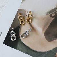 1 Pair Fashion Chain Titanium Steel Earrings Ear Studs main image 5