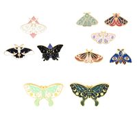 European And American New Alloy Dripping Butterfly Series Brooches Butterfly Clothes Bag Badge Accessories main image 1