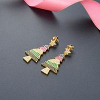 Star Christmas Tree Earrings S925 Sterling Silver Temperament Earrings main image 3