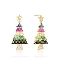 Star Christmas Tree Earrings S925 Sterling Silver Temperament Earrings main image 6