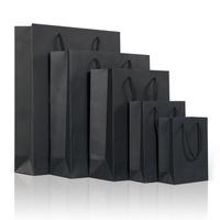Black Cardboard Bags Wholesale main image 1