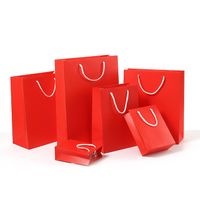 [one-year Warranty] Red Hand-held Paper Bag For Wedding Gifts main image 3