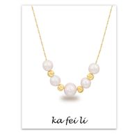 Freshwater Pearl Very Fine Necklace S925 Silver Necklace Wholesale main image 3