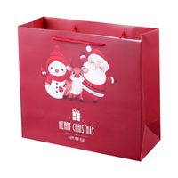 Christmas Gift Bag Santa Claus Tote Bag Gift Bag Christmas Day Exquisite Cartoon Gift Bag Paper Bag main image 6