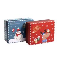 New Christmas Gift Bag David's Deer Snowman Handbag Christmas Gift Box Christmas Eve Gift Set Box In Stock Wholesale main image 6