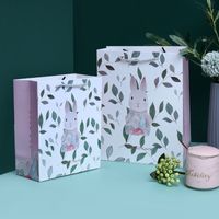 Rabbit Gift Bag Large Creative Cartoon Gift Bag Exquisite Tote Bag Paper Bag Wholesale main image 3