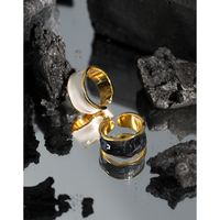 Korean Niche Design Light Luxury Epoxy S925 Sterling Silver Ring Female Wholesale main image 3