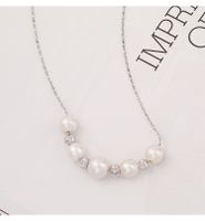 Freshwater Pearl Very Fine Necklace S925 Silver Necklace Wholesale sku image 2