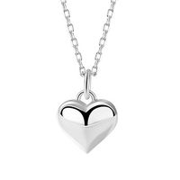 Korean Heart-shape S925 Silver Necklace Wholesale sku image 1