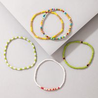 Ethnic Style Multi-layer Bracelet Bohemian Style Hit Color Beads Color Bracelet Five-piece Set main image 3