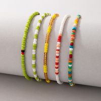 Ethnic Style Multi-layer Bracelet Bohemian Style Hit Color Beads Color Bracelet Five-piece Set main image 6