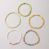 Ethnic Style Multi-layer Bracelet Bohemian Style Hit Color Beads Color Bracelet Five-piece Set main image 7