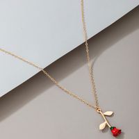 European And American Valentine's Day Rose Alloy Clavicle Chain Wholesale main image 10