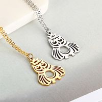 Titanium Steel 18K Gold Plated Simple Style Plating Animal Pendant Necklace main image 1