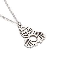 Titanium Steel 18K Gold Plated Simple Style Plating Animal Pendant Necklace main image 4