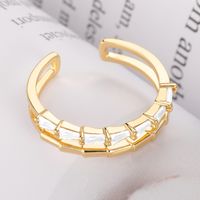 European And American Style New Men's And Women's Combined Ring Set Fruit Portrait Geometric Star Moon Adjustable Closed Mouth Combined Ring Set main image 4