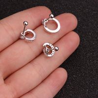 Ear Cartilage Rings & Studs Fashion Geometric 316 Stainless Steel  Copper main image 4