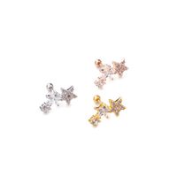 Ear Cartilage Rings & Studs Star Copper main image 6