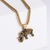 Stainless Steel 18K Gold Plated Fashion Plating Animal main image 4