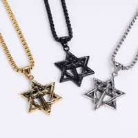 Stainless Steel 18K Gold Plated Fashion Plating Star No Inlaid main image 4