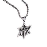 Stainless Steel 18K Gold Plated Fashion Plating Star No Inlaid main image 6