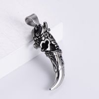 Stainless Steel Hip-Hop Animal No Inlaid main image 4