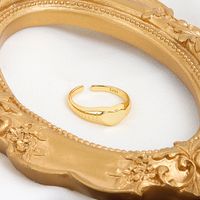 Koreanisches Neues Modisches Glänzendes Herz-zeigefinger-nischendesign Offener Ring main image 5