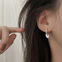 Five-pointed Star Hoop Earrings  New Fashion Ear Ring Women's Fashion Temperament Korean Short Ear Clip All-match Ear Studs main image 4