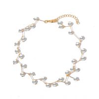 Vintage Style Water Droplets Heart Shape Artificial Pearl Alloy Women's Necklace main image 2