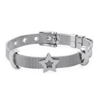 Mode Star Acier Au Titane Plaqué Or 18K Bracelets En Masse sku image 1