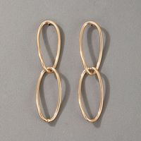 European And American Simple Exaggerated Geometric Alloy Earrings main image 10