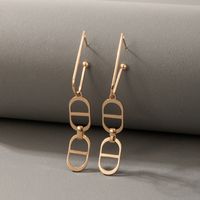 European And American Simple Exaggerated Geometric Alloy Earrings sku image 10
