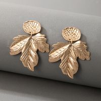 European And American Simple Exaggerated Geometric Alloy Earrings sku image 12