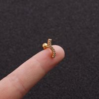 Ear Cartilage Rings & Studs Simple Style Geometric Copper sku image 10