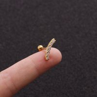 Ear Cartilage Rings & Studs Simple Style Geometric Copper sku image 12