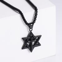 Stainless Steel 18K Gold Plated Fashion Plating Star No Inlaid sku image 2